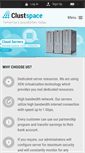 Mobile Screenshot of clustspace.com